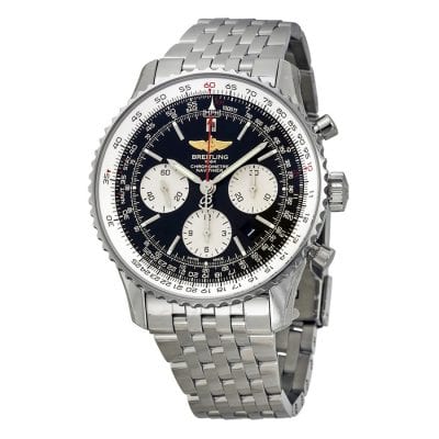 Silver Breitling Watch